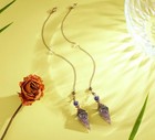 Crystal Pendulums Amethyst Crystal Quartz Pendulum Witchcraft Divination   Sp   
