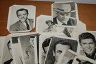 Lot Of 20  Vtg Old 1950s Movie Tv Film Actress   Actors Scrapbooking 4x5 Inches
