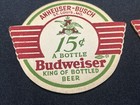2 Vintage 1940   s Anheuser Busch St Louis Budweiser Beer Bar Coasters
