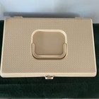 Vtg 70s Wil-hold Wilson Beige Plastic Sewing Box Removable Tray Thread Contents