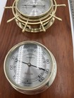 Vintage Sunbeam Thermometer  Barometer  Humidity Weather Station With Key