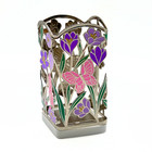 Bath   Body Works Shimmery Butterflies   Flowers Hand Soap Holder - New