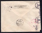 Bulgaria 1941 Censored Cover To Austria  13l Airmail Single