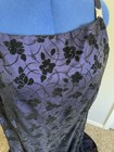 1990s 2000s Betsy And Adam Size 20 Women   s Purple And Black Sparkly Gown