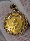 Better-date 1994 Gold 1 20 Troy Oz   999 Panda  China  In 14k Gold Bezel  2 9g 