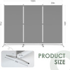 3 Panel Room Divider  6 Ft Tall Folding Privacy Screen Freestanding Room Partiti
