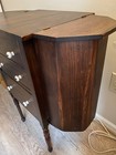 Vintage antique Mahogany Martha Washington Sewing Cabinet Stand Table  Original