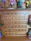 Danbury Mint Teddy Bear Perpetual Calendar Monthly Complete Display Set-rare