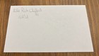 Michael Rich Clifford Signed 3x5 Index Card Autographed Nasa Space Astronaut