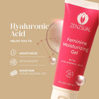 Zensual Feminine Moisturizing Gel - With Hyaluronic Acid  Water Based Vaginal