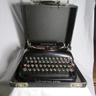 Vintage Remington Rand Typewriter Model 5 With Case Made In Usa
