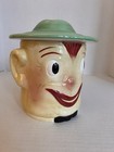 Smiling Oscar Cookie Jar Figural Face Jar 8 5    Vintage Block Classics Excellent