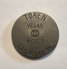 Lot Of 4 Treasury  vegas World Casino Tokens Las Vegas Nevada Gambling Coin