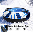 Snow Tube Sled With Premium Canvas Cover  Heavy Duty Snow Tubes For Sledding  47