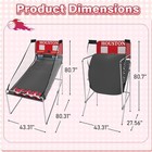 Basketball Arcade Game Indoor  Dual Shot Electronic Basketball Game With 8 Ga   