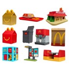 2025 Mc Donald s Lil Mc Donalds Minature Kids Happy Meal Toys 1set 10pieces