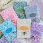 Vintage Lace Paper Pack - 26 Pcs Mixed Materials Scrapbook