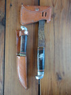Vintage Western Usa Knife Hatchet Combo Set W  Leather Sheaths Boulder Colo 1960