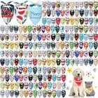  200 Pcs Dog Bandanas For Summer Bulk Hawaiian Pet Scarf Bibs Adjustable 
