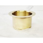 Brasstech 112a 04 Deep Kitchen Sink Garbage Disposal Flange - Satin Brass  pvd 