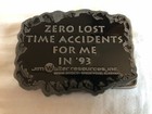 Jim Walter Resources  Inc Zero Lost Time Accidents For Me In 93 Belt Buckle Usa