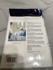Rare  New King Ralph Lauren White Blue Georgica Pillow Sham Nwt  Floral