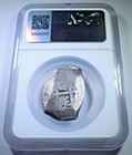 Ngc Rooswijk Shipwreck 1700 s Spanish Mexico Silver 4 Reales Pirate Cob Coin