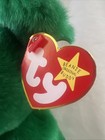 Ty Beanie Buddy Erin The Irish Green Bear With Shamrock Plush 14 Inch Stuffed