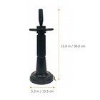 Adjustable Wig Head Stand With Suction Clamp 15 Inch Portable Mannequin For W   