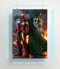 Dr  Doom Iron Man The Avengers Doomsday Marvel Comic Poster Print - No Frame