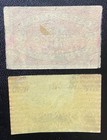 X2 Old Matchbox Label     Russia Soviet Union Vintage Clubhouse Safety Matches