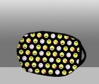 3 Pcs Cute Emoji Mad Face Cartoon Bear Mouth Cotton Cloth Masks Face Mouth Cover