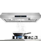 30 Inch Kitchen Under Cabinet Range Hood 3-speed 600cfm Vent W led Touch Panel