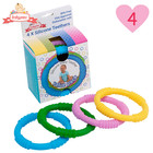 Teething Toys For Infants Baby Teether Rings Gum Pain Pacifier Silicone Chew Toy