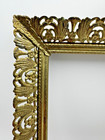Vintage Gold Filigree Picture Frame Floral Open Metal Work 5x7    No Back