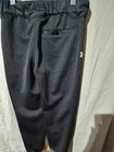 Under Armour Boys Black Jogger Pants Size 7 Polyester Drawstring Elastic Waist