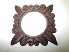 Vintage Singer Treadle Sewing Machine Drawer Front Wood Appliques  Set Of 2