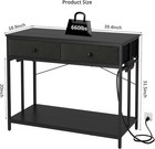 40 Gallon Aquarium Stand With Power Outlet Metal Frame Fish Tank Stand Black