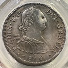 1810 So Fj Chile 4 Reales Silver Ferdinand Vii Pcgs Xf Details Rare Santiago