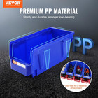Plastic Storage Bins 12 Pack  11 X 5 X 5-inch   Hanging Stackable Storage Organi