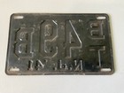 Rare 1941 New Jersey 2 Digit Nj License Plate All Original  49