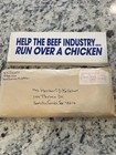 Mrs Herb Kelleher  48  Help The Beef Industry Run Over A Chicken Bumper Stickers