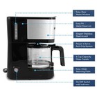 5-cup Automatic Brew  Drip Coffee Maker With Reusable Filter  Water Indicator