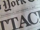 Nyc World Trade Center Under Terrorist Attack 9 11 New York Times September 12