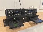 Denon Dn-d4000 Dual Cd mp3 Dj Player Loop   -4  Rca optical Black