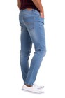  Jeans Mens Stretch Skinny Fit Slim Denim Pant Original Straight Light Blue Pant