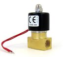 3 8  Electric Solenoid Valve Brass 12-volt Dc Fkm viton Air Water Gas Fuel B20v