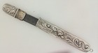 Antique Victorian Sterling Silver Chantelaine Nail File Necklace Ornate W cover