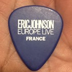 Eric Johnson Europe Live France Guitar Pick Austin Texas Purple Plectrum Dunlap