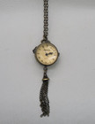 Vintage Chico s Glass Steampunk Watch Pendant Necklace